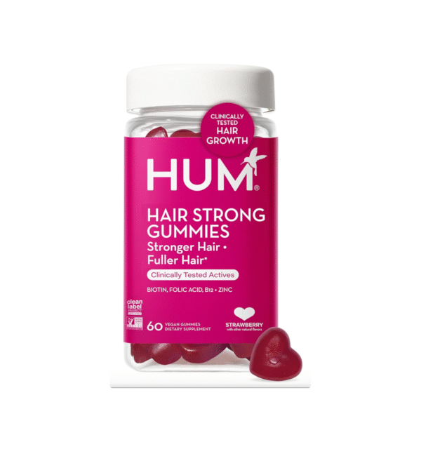 HUM Hair Strong - Daily Gummies with Biotin to Improve Hair Growth